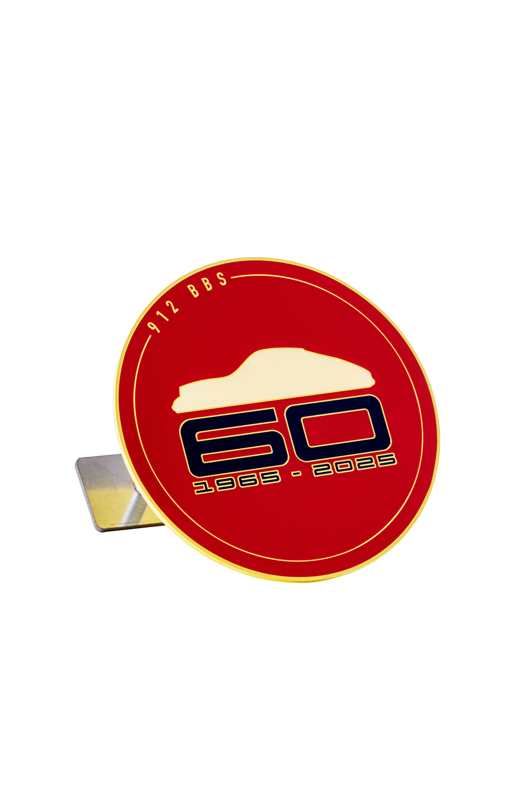 912 60th Anniversary Badge RED